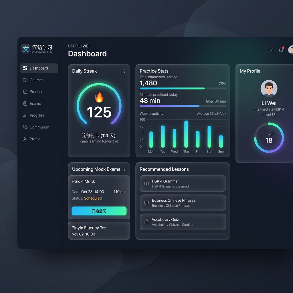HSK Easy Dashboard