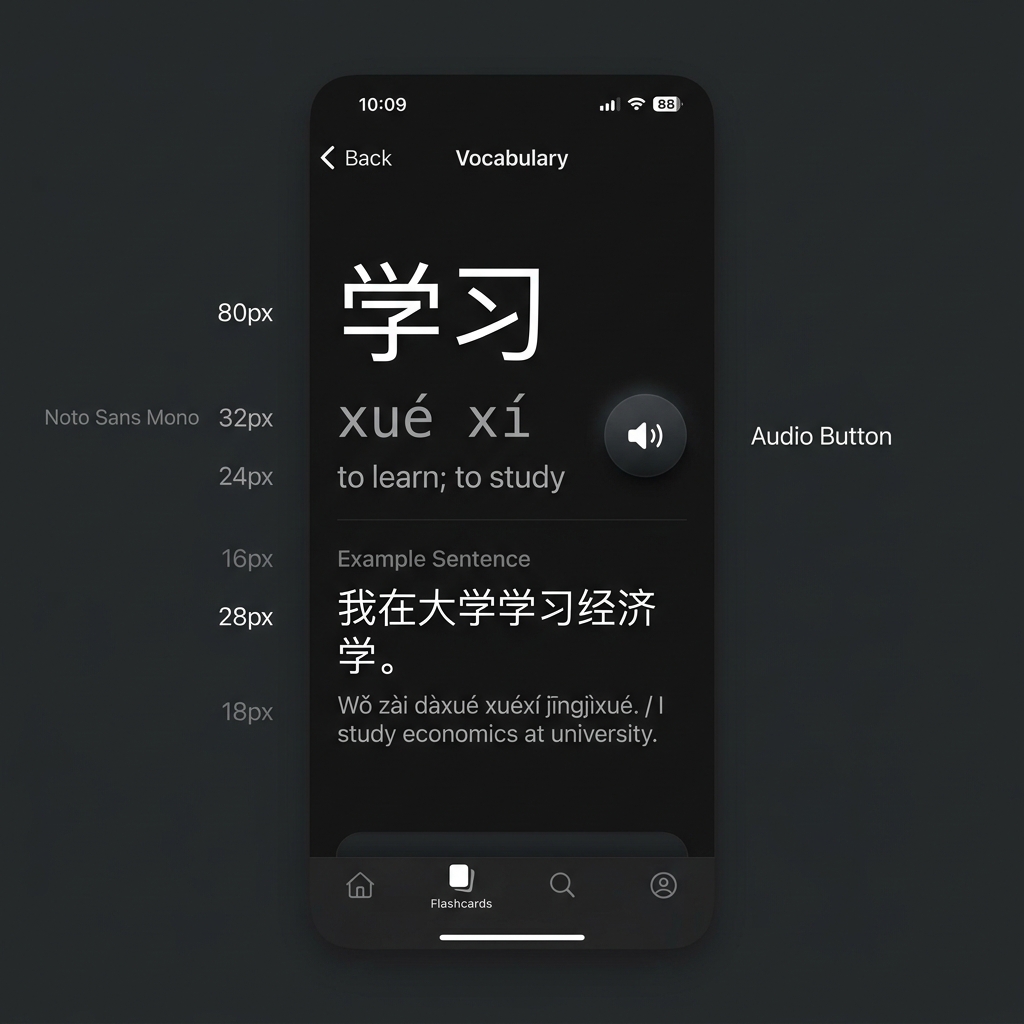 Learning Mode Interface